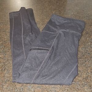 Athleta Purple/Charcoal Leggins